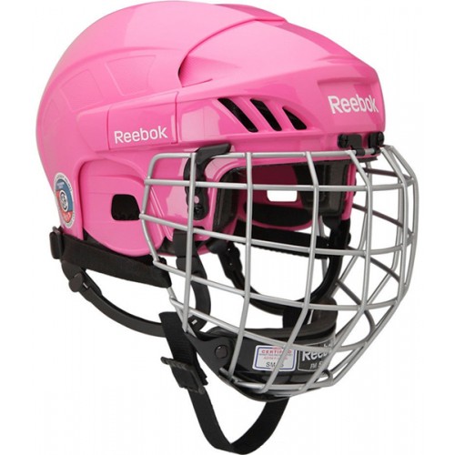 Reebok 3k PINK Hockey Helmet Combo